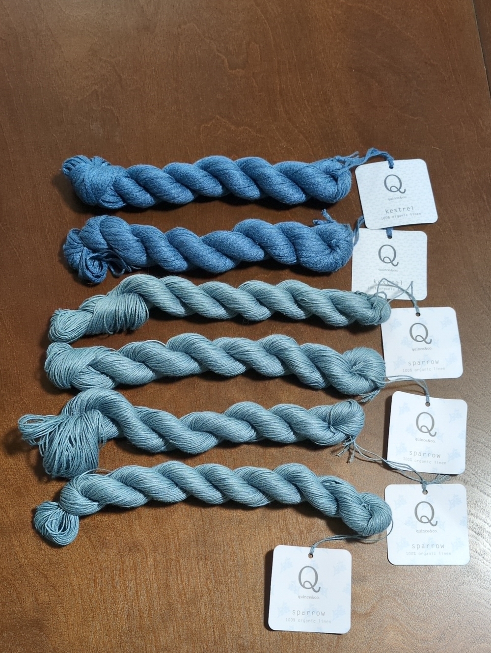 Yarn Quince & Co 6 Hanks